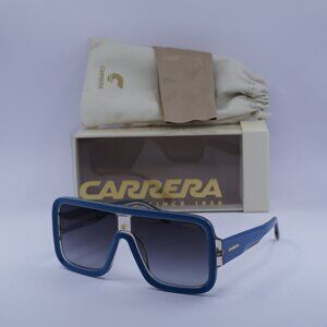 Carrera FLAGLAB 14 0YRQ 9O Shield Sunglasses - Blue Beige/Grey